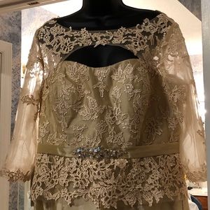 Champagne Mother of the Bride Gown